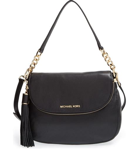 michael michael kors bedford medium two-tone pebbled leather shoulder bag|michael kors mercer best badger.